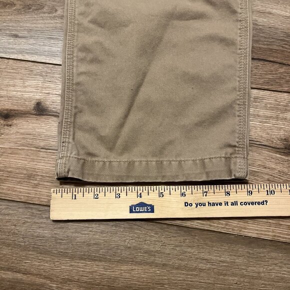 Men's Carhartt Relaxed Fit Carpenter Pants SIZE 40x30 Tan Casual Work B324-DKH - Picture 6 of 12